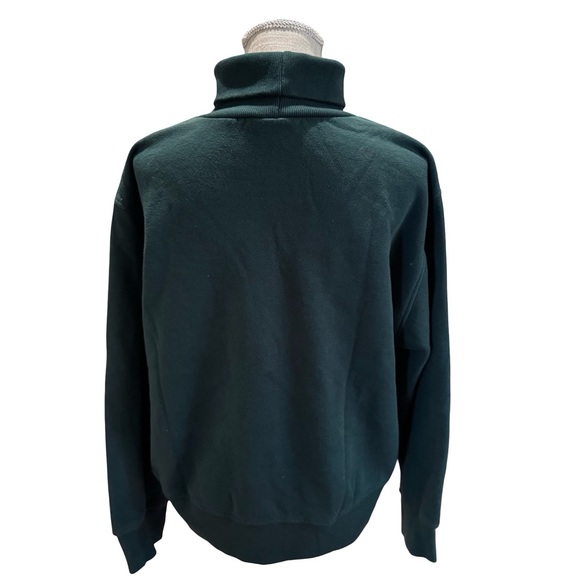 Zara Forest Green Turtleneck Sweatshirt - Picture 2 of 8